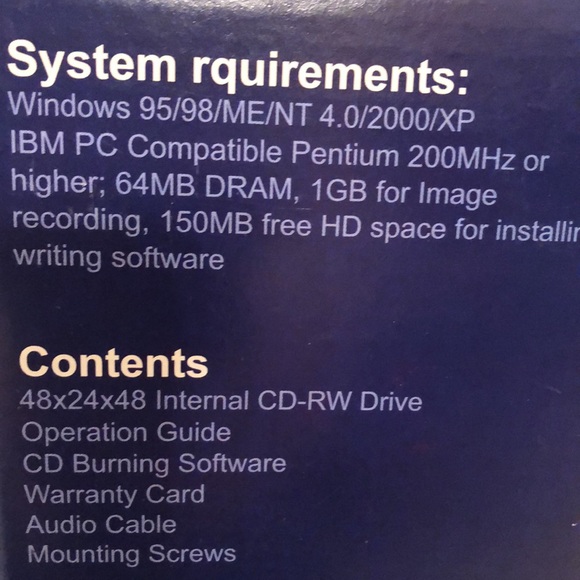 KHypermedia CD-Rewriter 48x Write, 24x Rewrite, 48x Read, KHCRW482448 - Picture 3 of 12